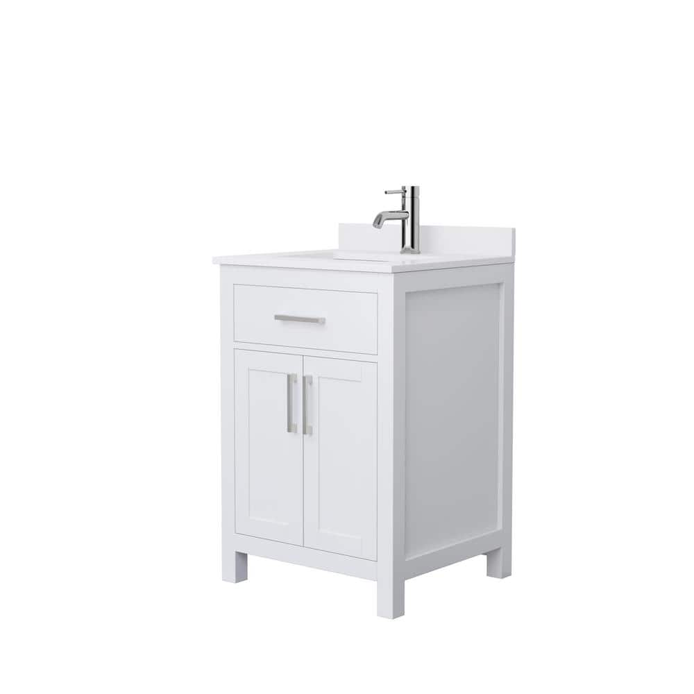 Wyndham Collection Beckett 24 in. W x 22 in. D x 35 in . H Single Bath ...