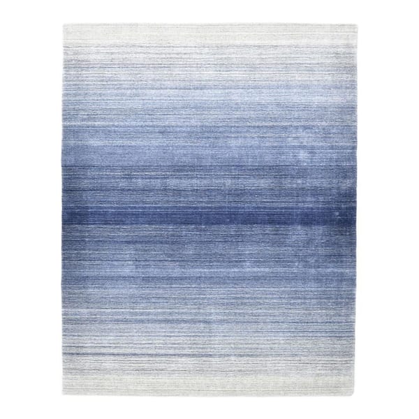 Rafael Modern Blue 8 ft. x 10 ft. Hand Loomed Area Rug