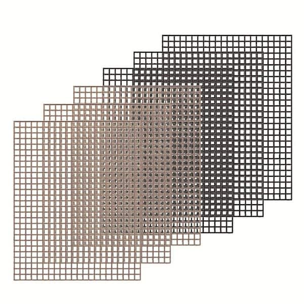 6-Piece Non-Stick BBQ Grill Mesh Mat for Smoker, Pellet, Gas, Charcoal Grill, 15.75 in. x 13 in.