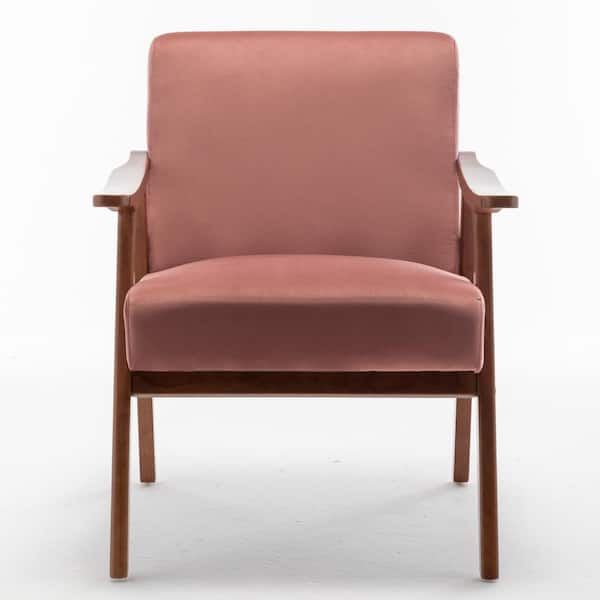 US Pride Furniture Rose Cedrice 26.37 in. Velvet Accent Chair