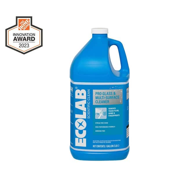 ECOLAB 1 Gal. Ammonia-Free Pro Glass Cleaner and Multi-Surface Cleaner ...