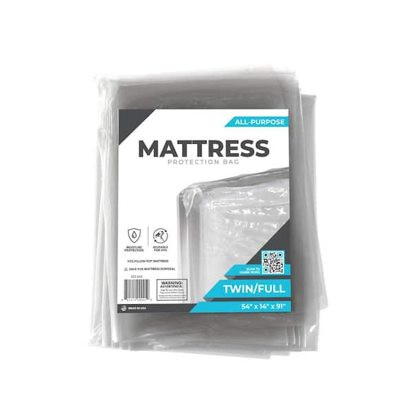 Pratt Retail Specialties Twin/Full Mattress Bag Plus Queen/King Mattress Bag Combo Pack