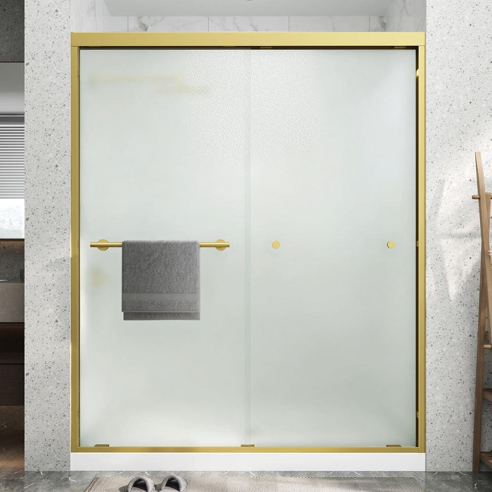 EASYWORC 43-48 in. W x 72 in. H Sliding Framed Shower Door in