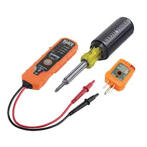 Electrical Tester and Multibit Screwdriver Tool Set, 3-Piece