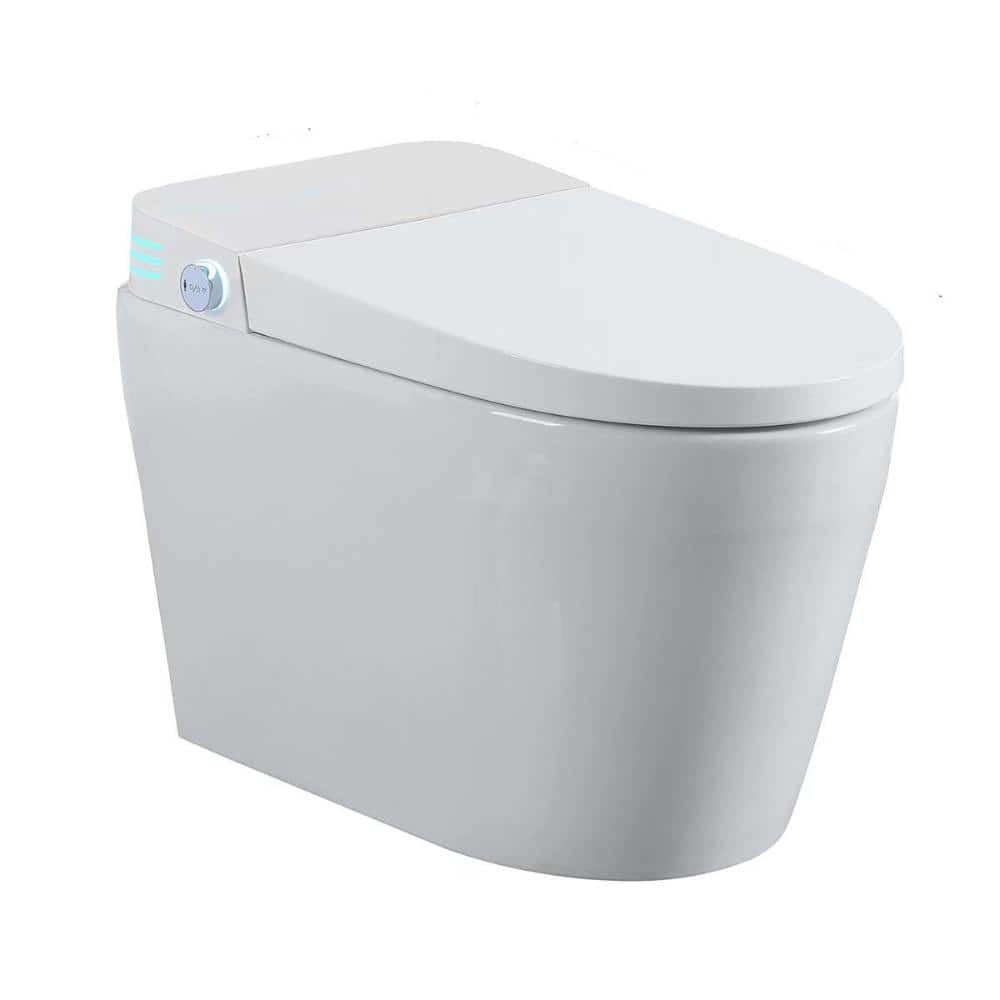 Smart Toilet with Bidet Built In, 1.28 GPF Flush One Piece Toilet in White with Dryer and Warm Water price history on PriceWatchPro