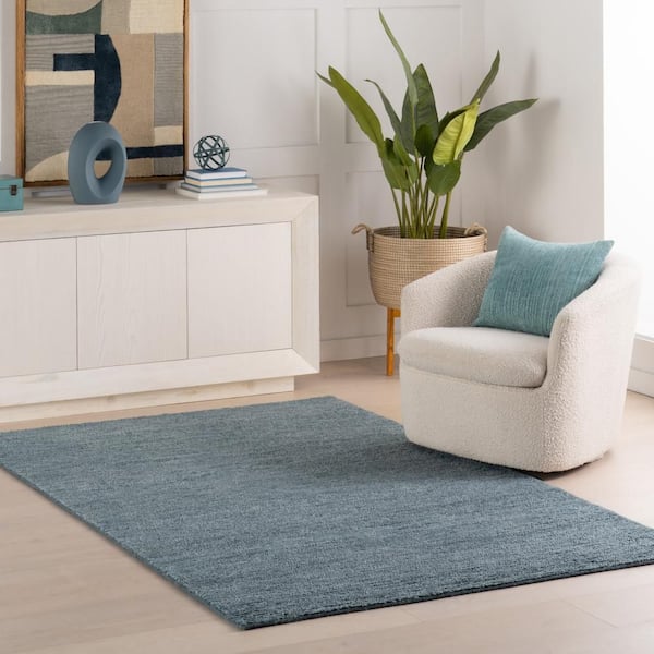 Ramsey Hand Knotted Wool Juniper 10 ft. x 14 ft. Indoor Area Rug