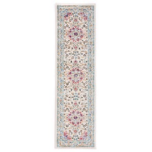 Traditional Persian 2 ft. x 7 ft. Pink Runner Rug
