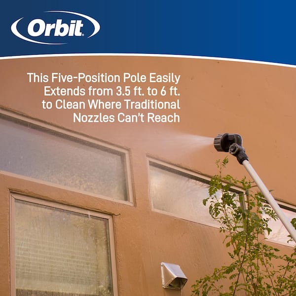 Orbit - X-Stream 72 in. Extendable 4-Pattern Thumb Control Watering Wand