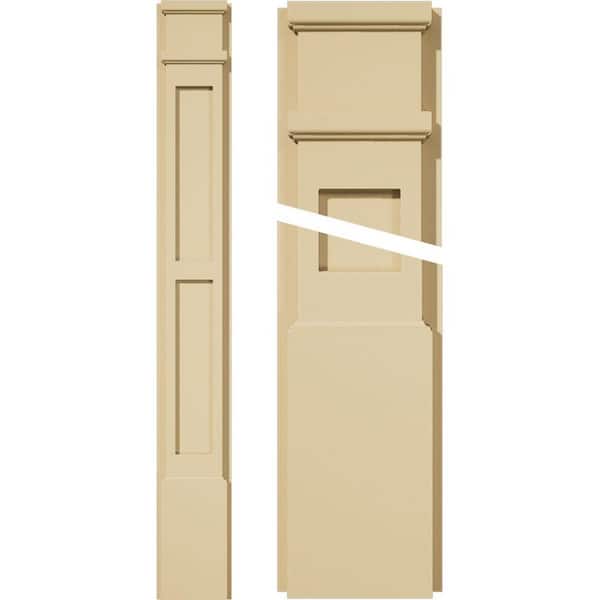 Ekena Millwork 2 in. D x 6 in. W x 48 in. L Primed Polyurethane Pilaster 1-Pack