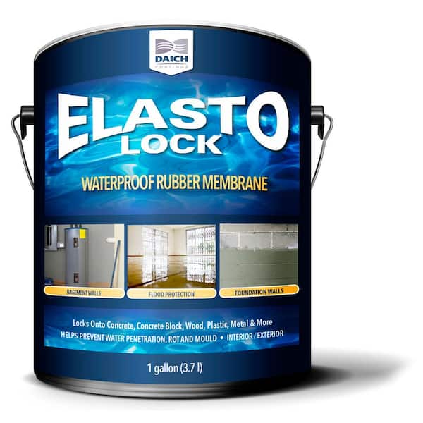 1 Gal. Gray Exterior Damp-Proof Rubber Membrane Coating and Waterproofer
