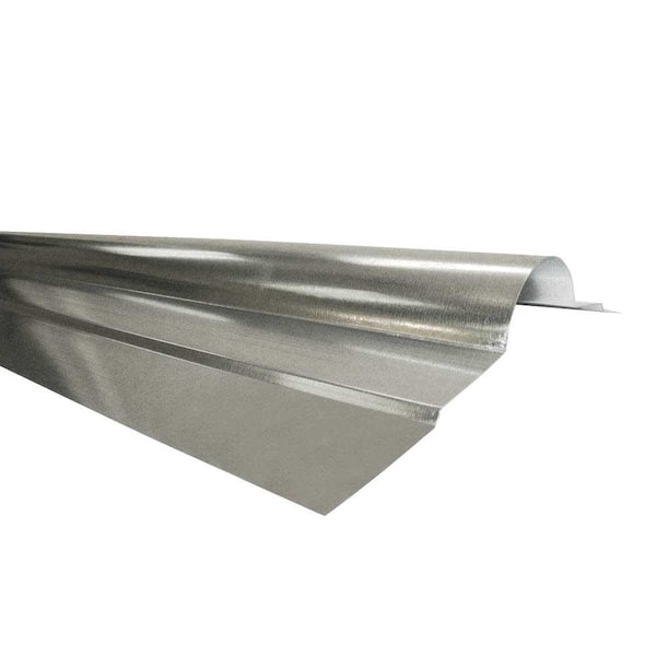 Gibraltar Building Products 10 ft. Ridge Cap Galvalume Steel 26-Gauge Roof Flashing