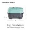 Hamilton Beach 6-Egg Green Egg Bite Cooker with Hard-Boiled Eggs Insert  25511 - The Home Depot