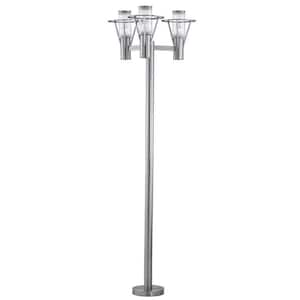 Belfast 6-Light Stainless Steel Outdoor Lamp