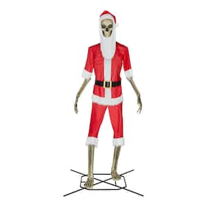 12 ft. Skelly Santa Outfit Kit