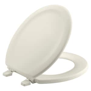 Stonewood Round Closed Front Toilet Seat in Biscuit
