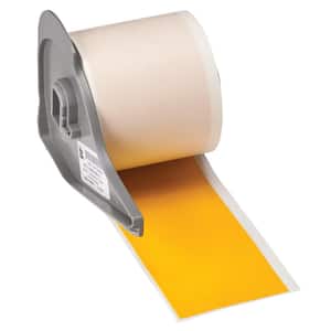 All-Weather Vinyl Labels 2 in. W x 50 ft. L Yellow M710; BMP71