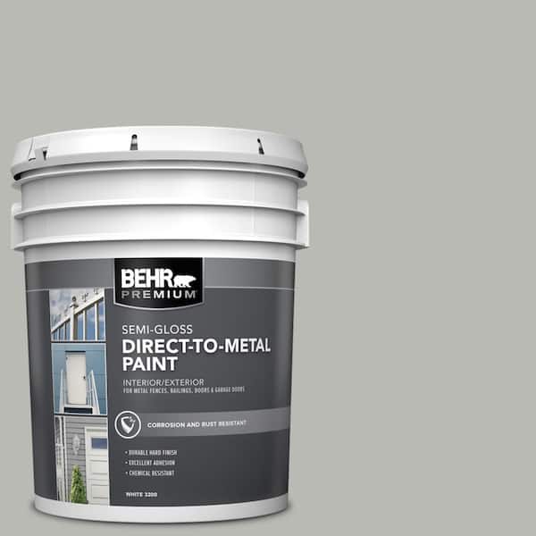 5 gal. #PPU18-11 Classic Silver Semi-Gloss Direct to Metal Interior/Exterior Paint