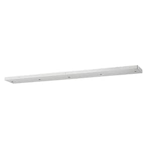 Multi Point Canopy 42 in. 5-Light Brushed Nickel Linear Ceiling Plate