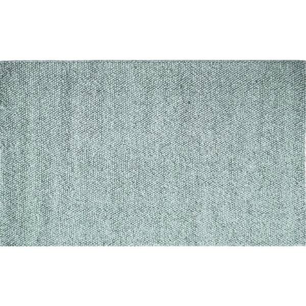 Cordelia Ivory/Blue 8 ft. x 11 ft. Ombre Casual Hand Knotted Wool Area Rug