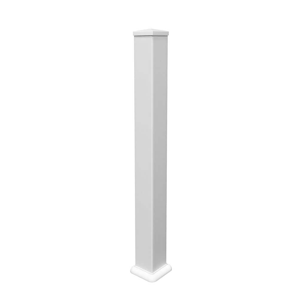 44 in. x 3.78 in. x 3.78 in. White Vinyl Railing Post price history on PriceWatchPro