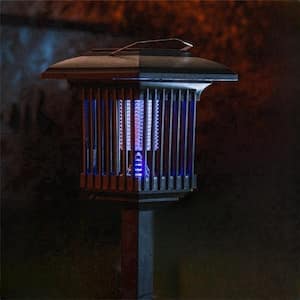 Outdoor Square Electric UV Mosquito Killer Lamp Pest Fly Trap Catcher Harmless Bug Zapper for Backyard Patio