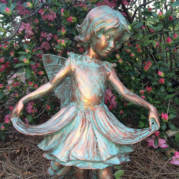 Suffolk Fairies 18 in. Fairy Emily Statue 96001 - The Home Depot