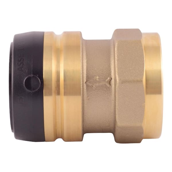 SharkBite 1-1/2 in. Push-to-Connect FIP Brass Adapter Fitting