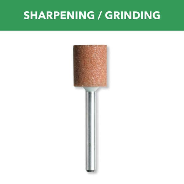 Dremel 3/8 in. Rotary Tool Aluminum Oxide Cylinder Shaped General Purpose Grinding Stone