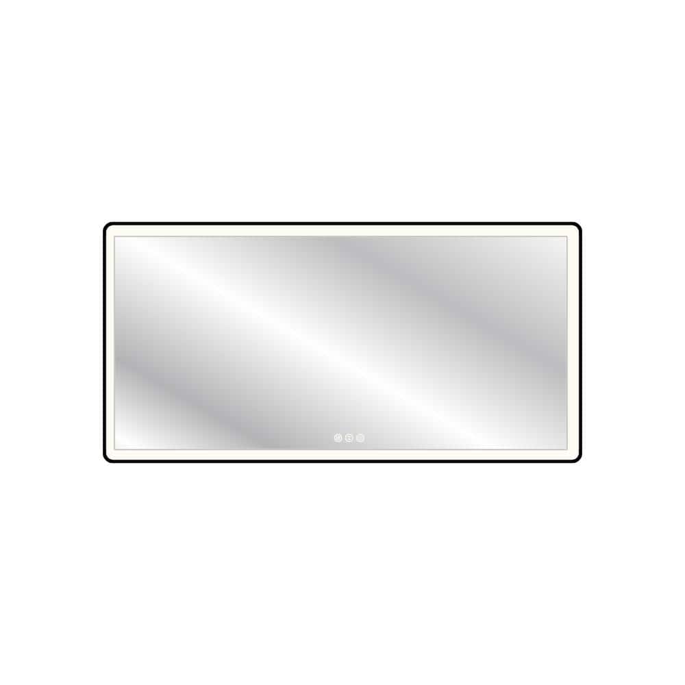 M22-Serie 72 in. W x 36 in. H Rectangular Framed with Tri Color Wall Mount 