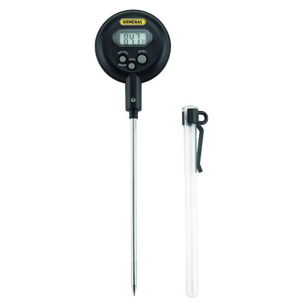 General Tools Water-Resistant Digital Stem Thermometer