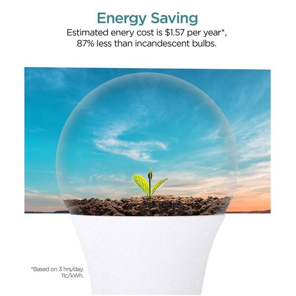 Warm White 2700K Lot of 10 i-Brite 60-Watt Equivalent LED Light Bulb 10-pack 