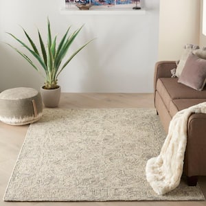 Vail Beige/Grey 5 ft. x 7 ft. Contemporary Area Rug