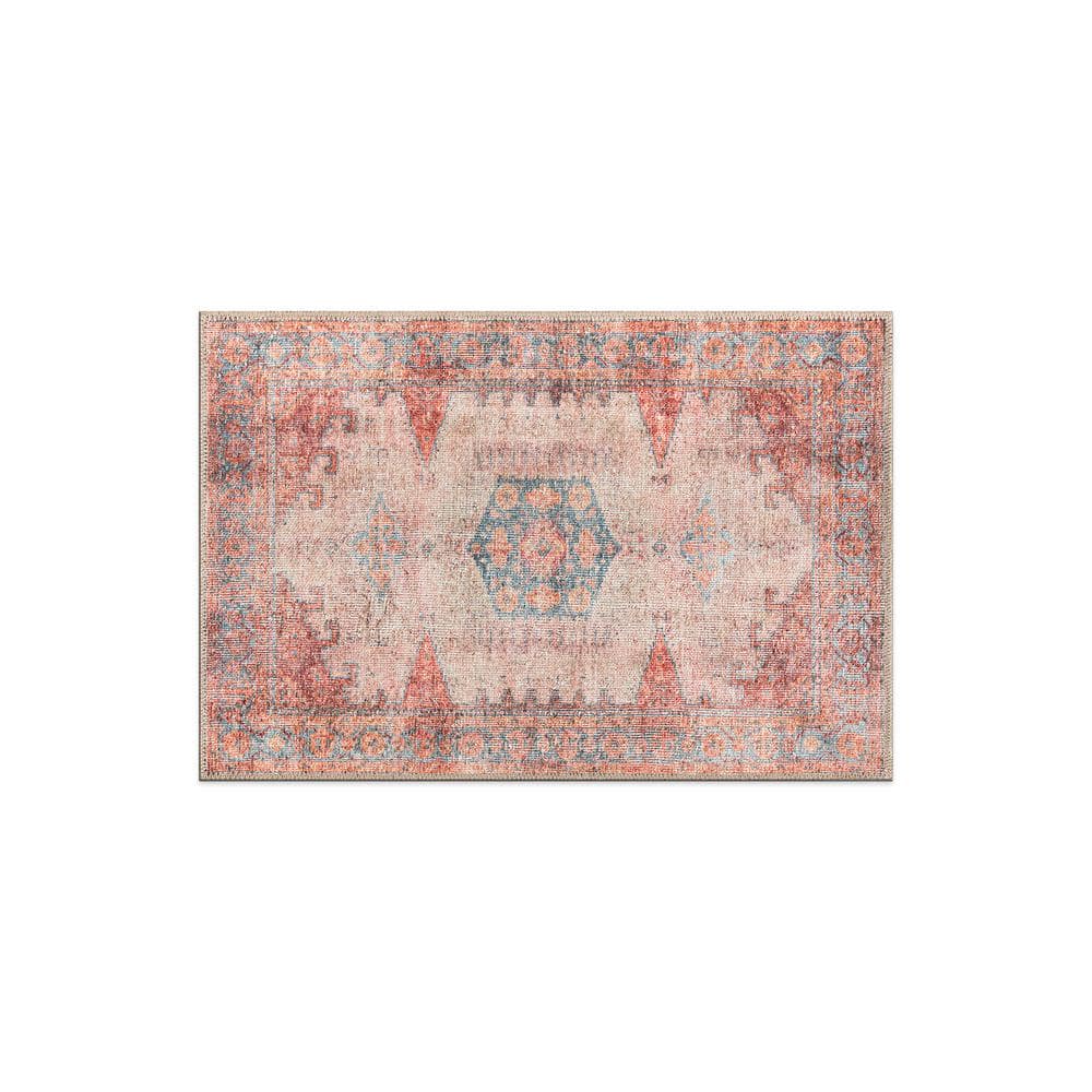 Amber Multi 2 ft. x 3 ft. Vintage Bohemian Machine Washable Non Slip Area Rug price history on PriceWatchPro