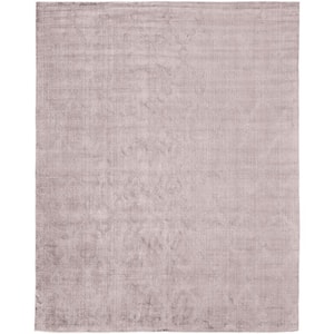 Avalon Pink 2 ft. x 10 ft. Solid Color Area Rug