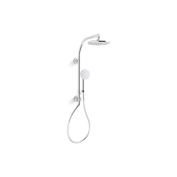 KOHLER Hydrorail-R Occasion Arch Shower Column Kit with Rainhead And Handshower 1.75 GPM in Polished Chrome