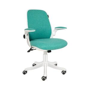 Green Office/Desk Chair with Adjustble Base and Armrest