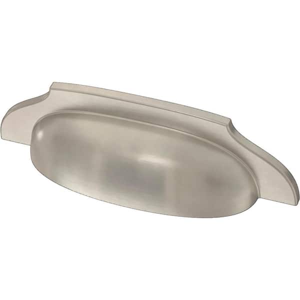 Liberty Winged 3 in. (76 mm) Satin Nickel Drawer Cup Pull
