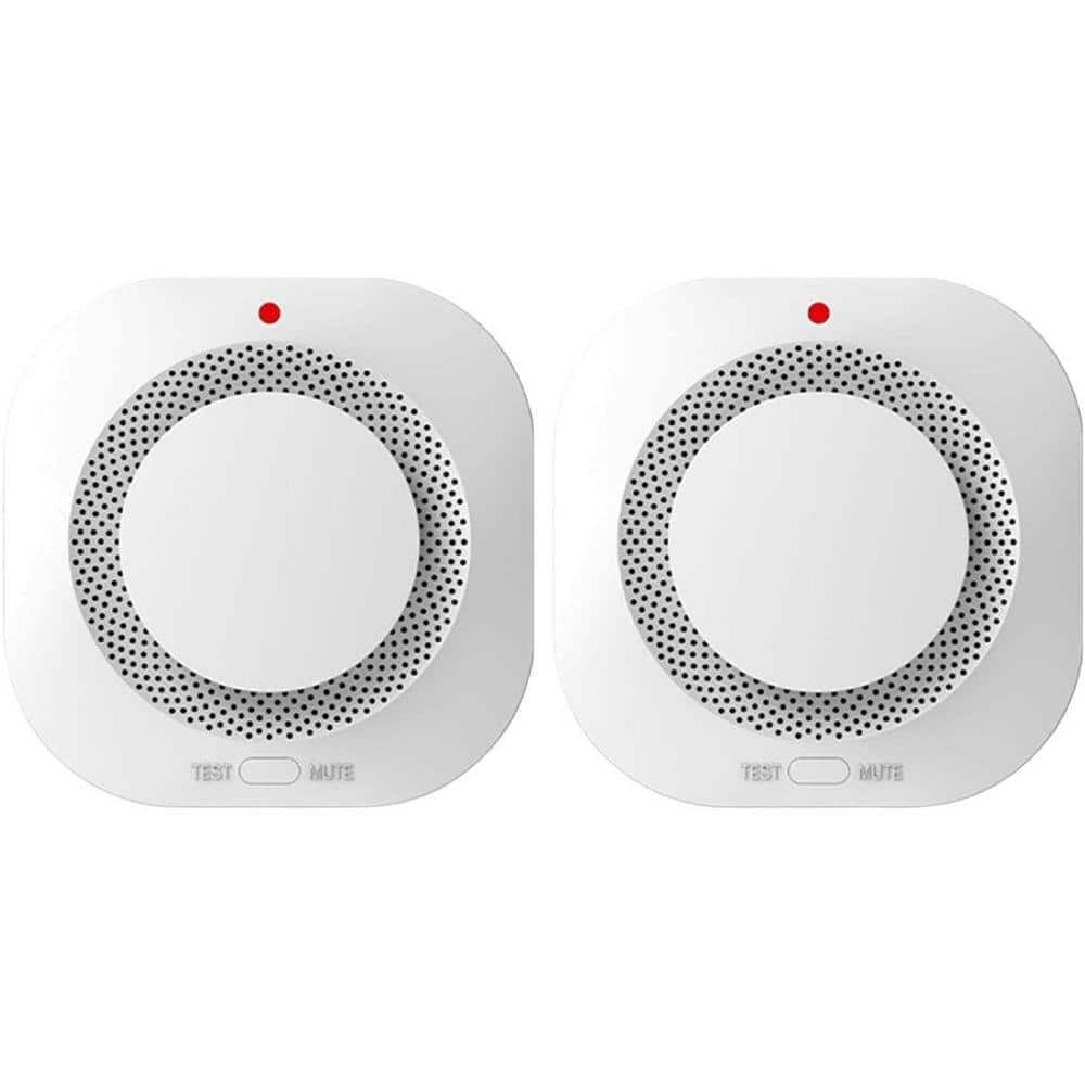 Photoelectric Smoke Detector Fire Alarm with Test Button, Low Battery Signal, LED Warning, 1 Pack price history on PriceWatchPro