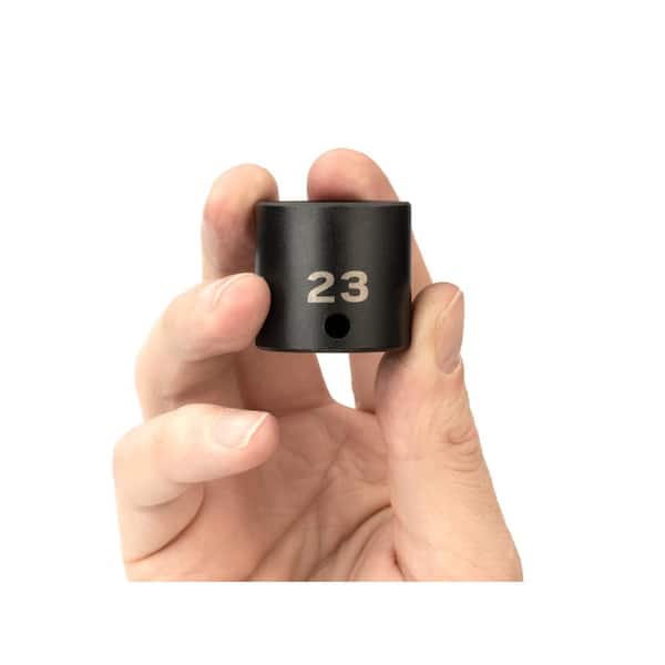 TEKTON 3/8 in. Drive x 23 mm 6-Point Impact Socket SID12123 - The