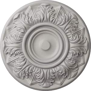 1-3/8 in. x 13 in. x 13 in. Polyurethane Whitman Ceiling Medallion, Ultra Pure White