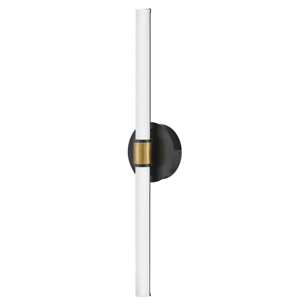 Kai Black and White Dimmable LED Vanity Light