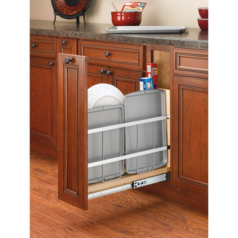 Rev-A-Shelf 5 Pull Out Cabinet Organizer, Ball Bearing Soft Close  447-BCBBSC-5C, 5 - Fry's Food Stores