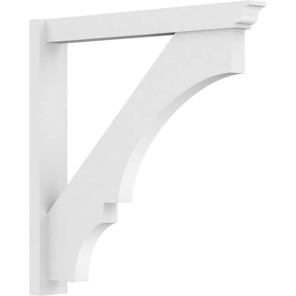 Ekena Millwork Balboa 5 in. W x 36 in. H x 36 in. D Signature Urethane Polyurethane Outlooker with Traditional Ends