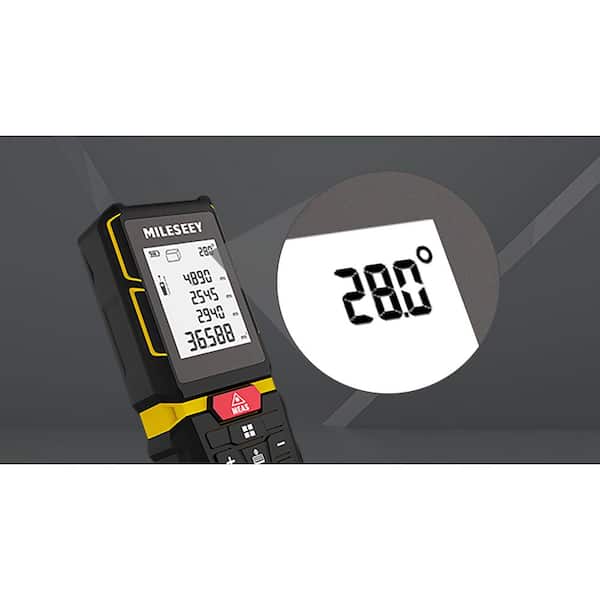 MILESEEY G7 330 ft. Laser Distance Measuring Tool, Diagonal