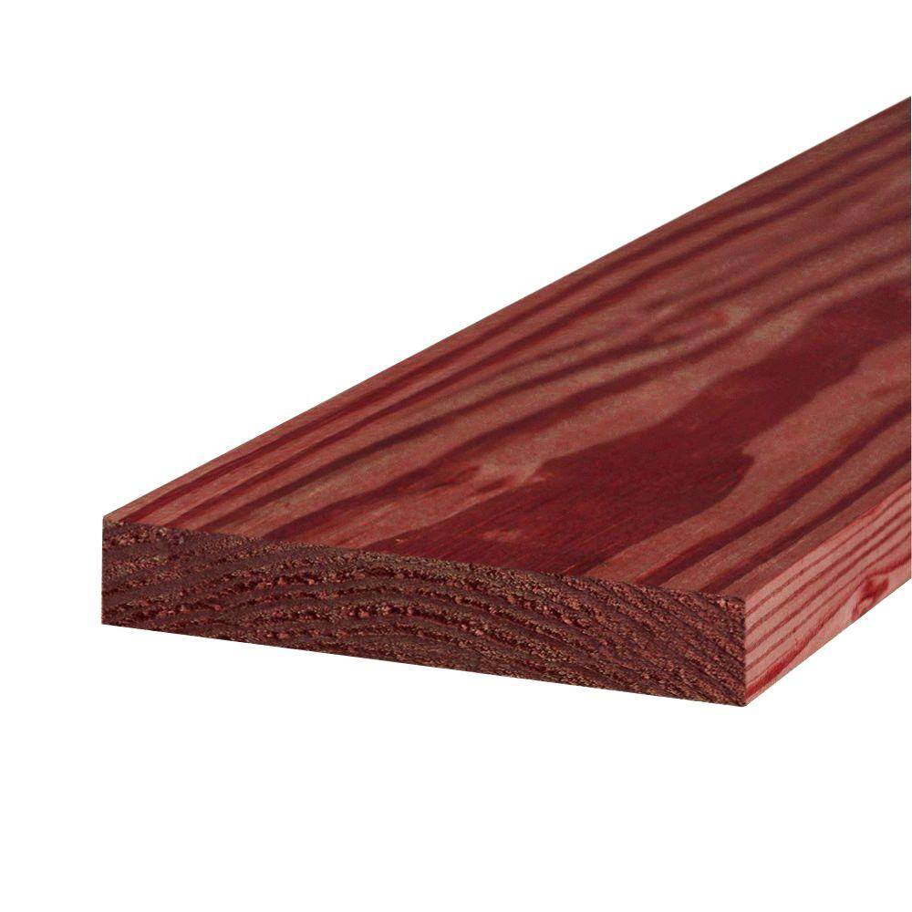 2 in. x 10 in. x 8 ft. 1 RedwoodTone Ground Contact PressureTreated Lumber 137174 The Home