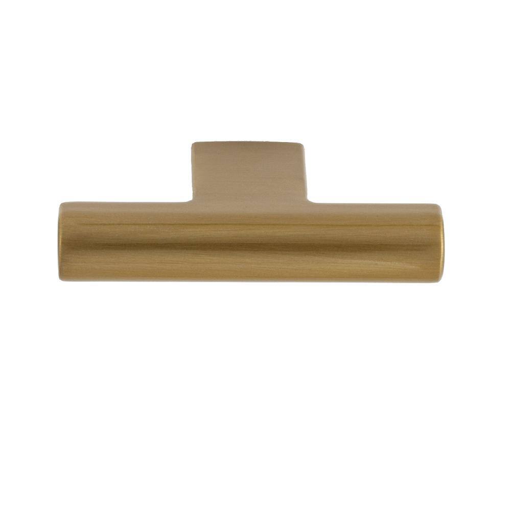 Vail 2" Satin Brass T-Handle Bar Knob