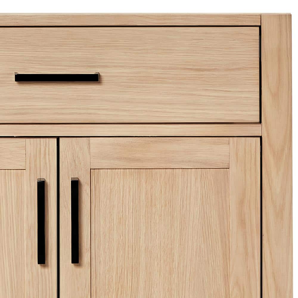 Hepburn 31" Oak Single Sink Vanity with Carrara Marble Top