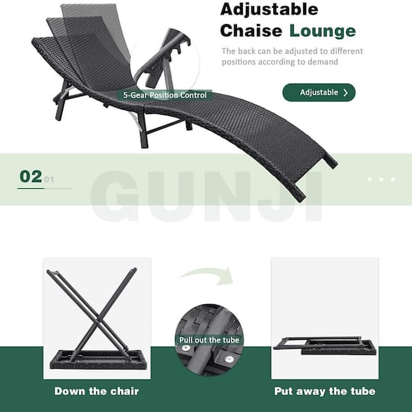 tube chaise lounge