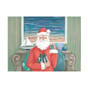 Unframed Home Christine Rotolo 'Santa With Boat' Photography Wall Art 14 in. x 19 in.