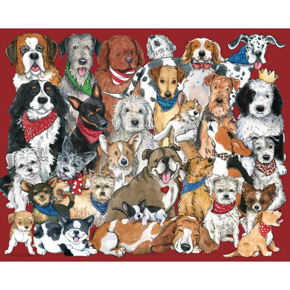 At the Dog Park, Adult Puzzles, Jigsaw Puzzles, Products